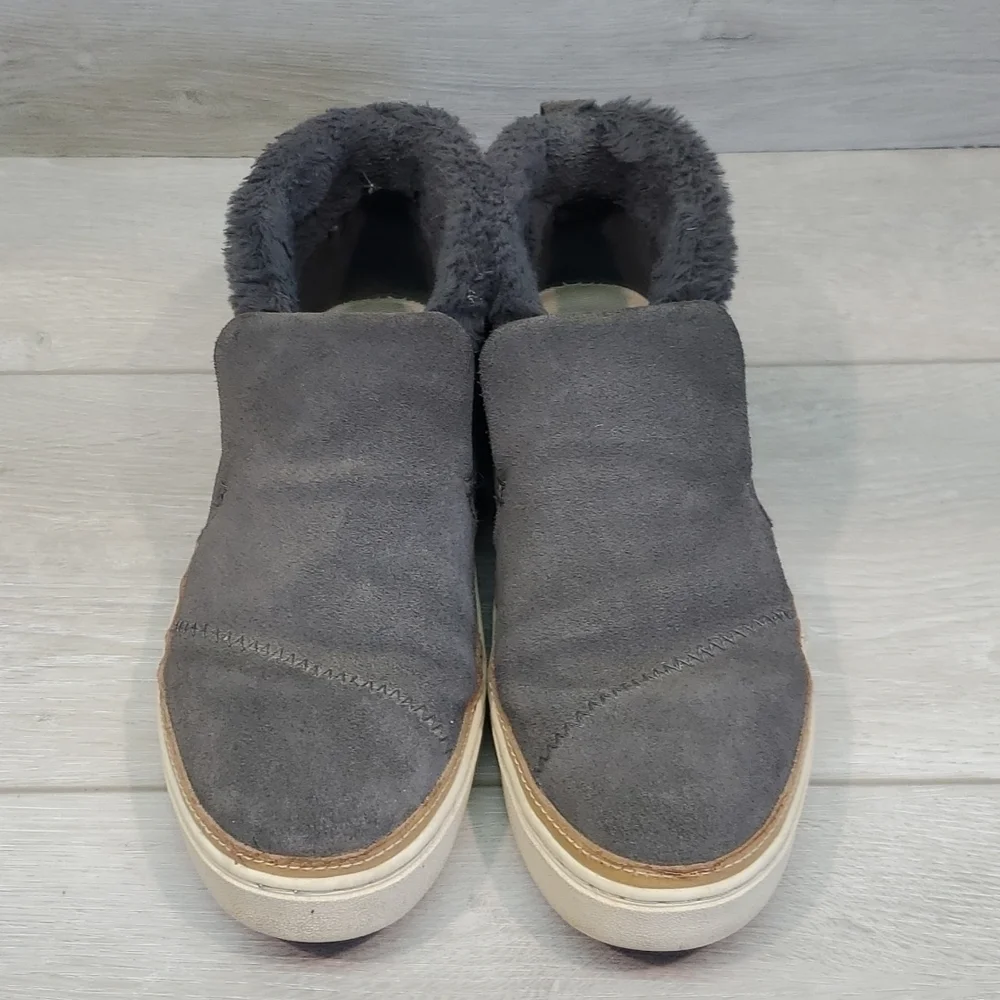 Toms Women Paxton Suede Comfort Ankle Booties shoes sz 8.5